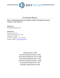 Phase IV Independent Mid-Term Evaluation: Middle East Regional Technical Assistance Center (METAC)